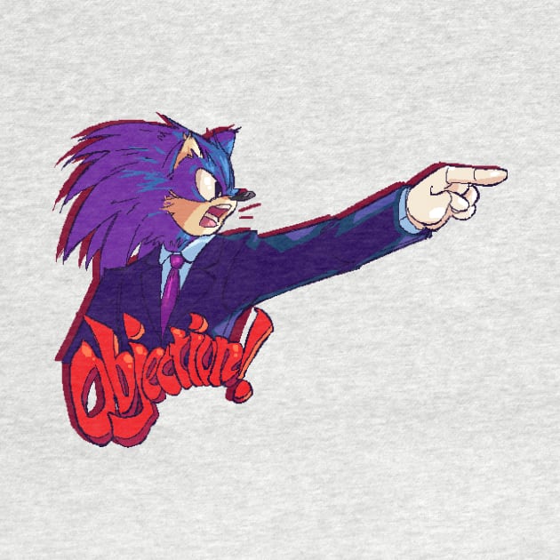 Couple shirt Sonic Ace Attorney version 1 by fexxie